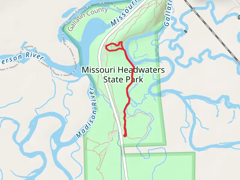 Missouri Headwaters State Park Trail