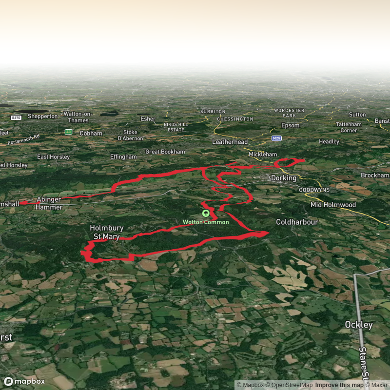 Surrey Hills 3 Peaks Wild Camp from Gomshall