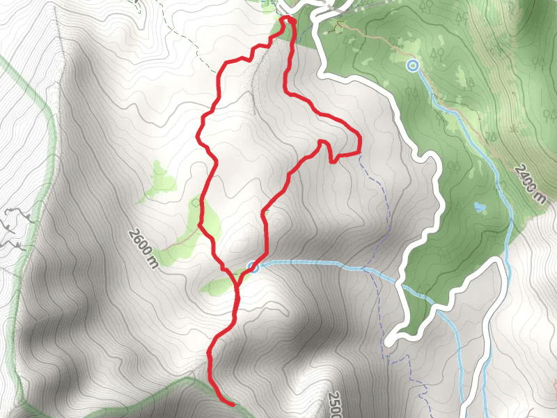 Lame Horse Trail and Horse Flat Trail