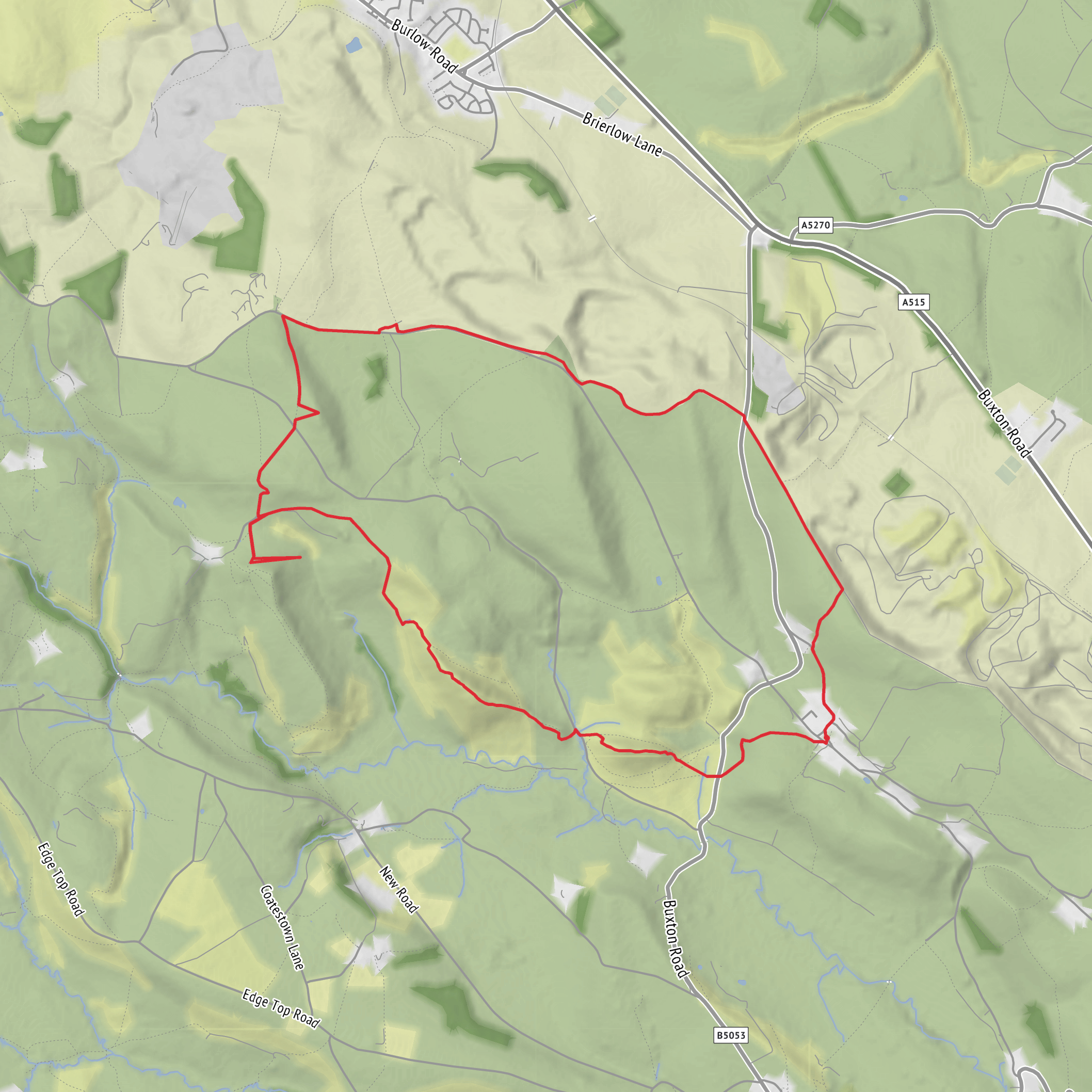 The Dragons Back mobile static map