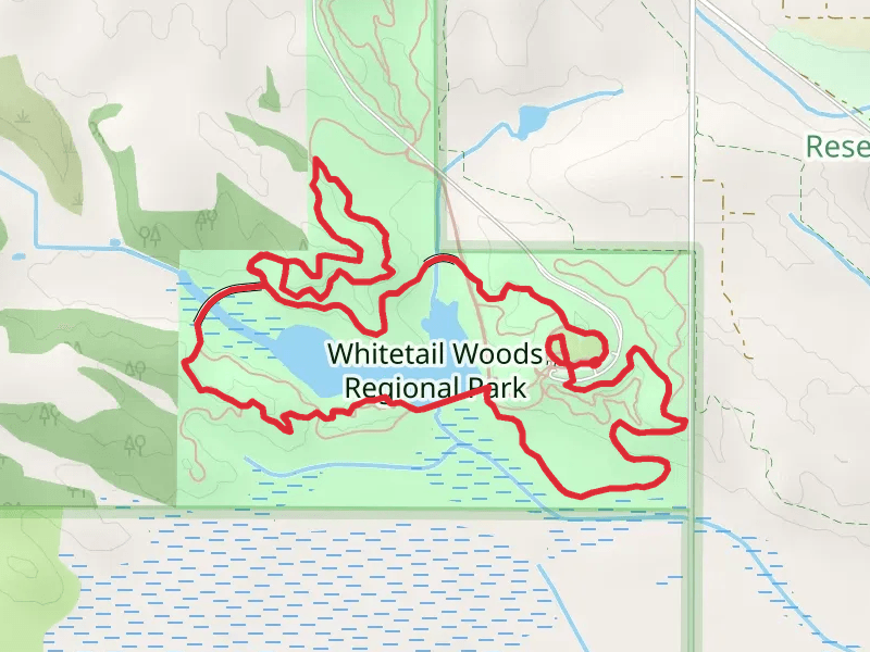 Empire Lake and Whitetail Woods Regional Park Big Loop