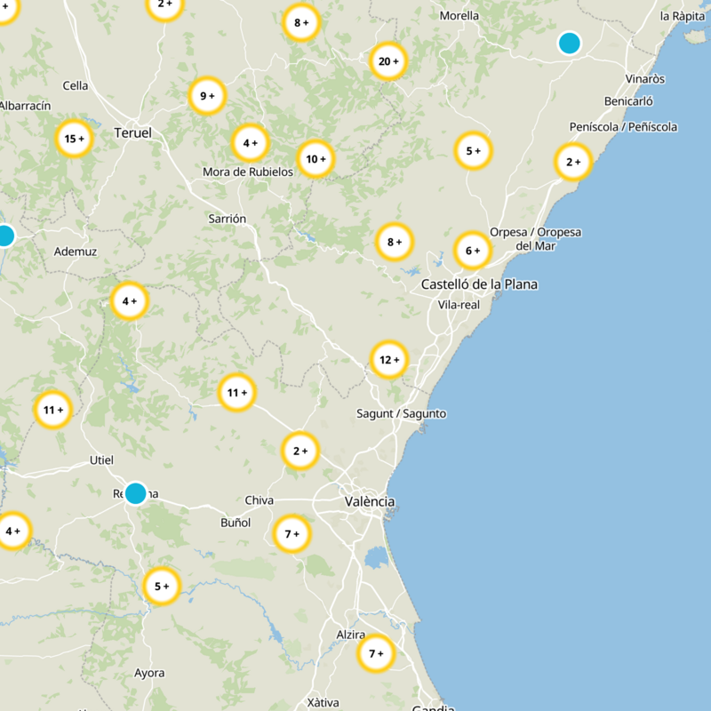 Soneja Static Map