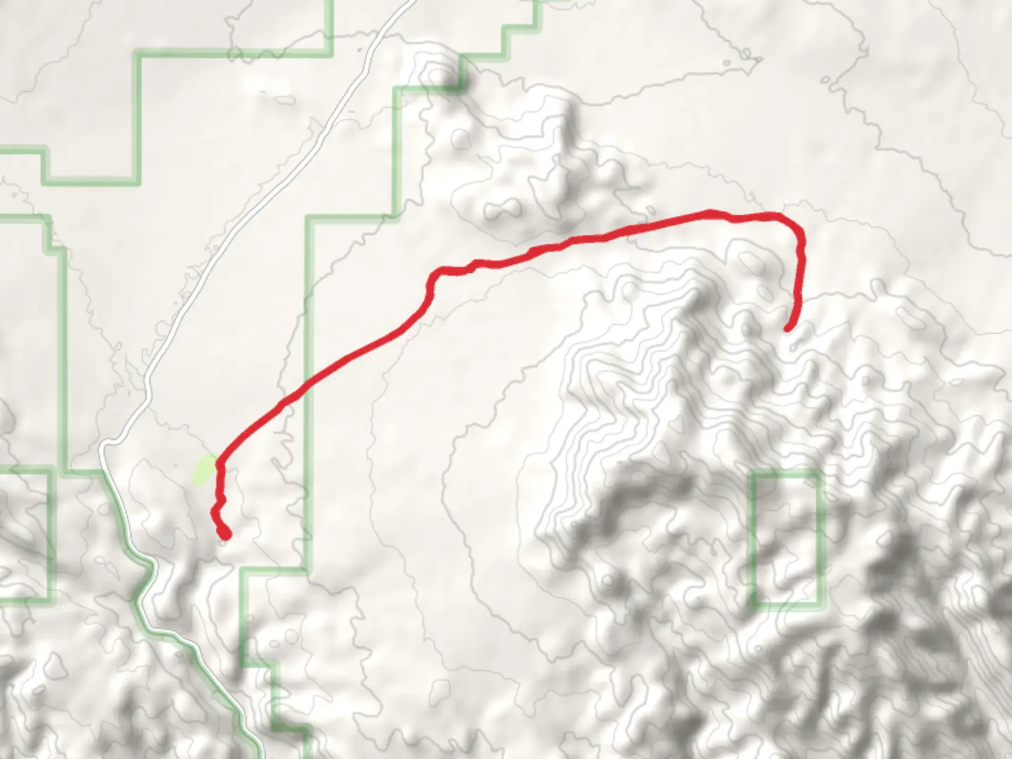 An image depicting the trail Conejo Well via Cottonwood Springs Nature Trail and its surrounding area.