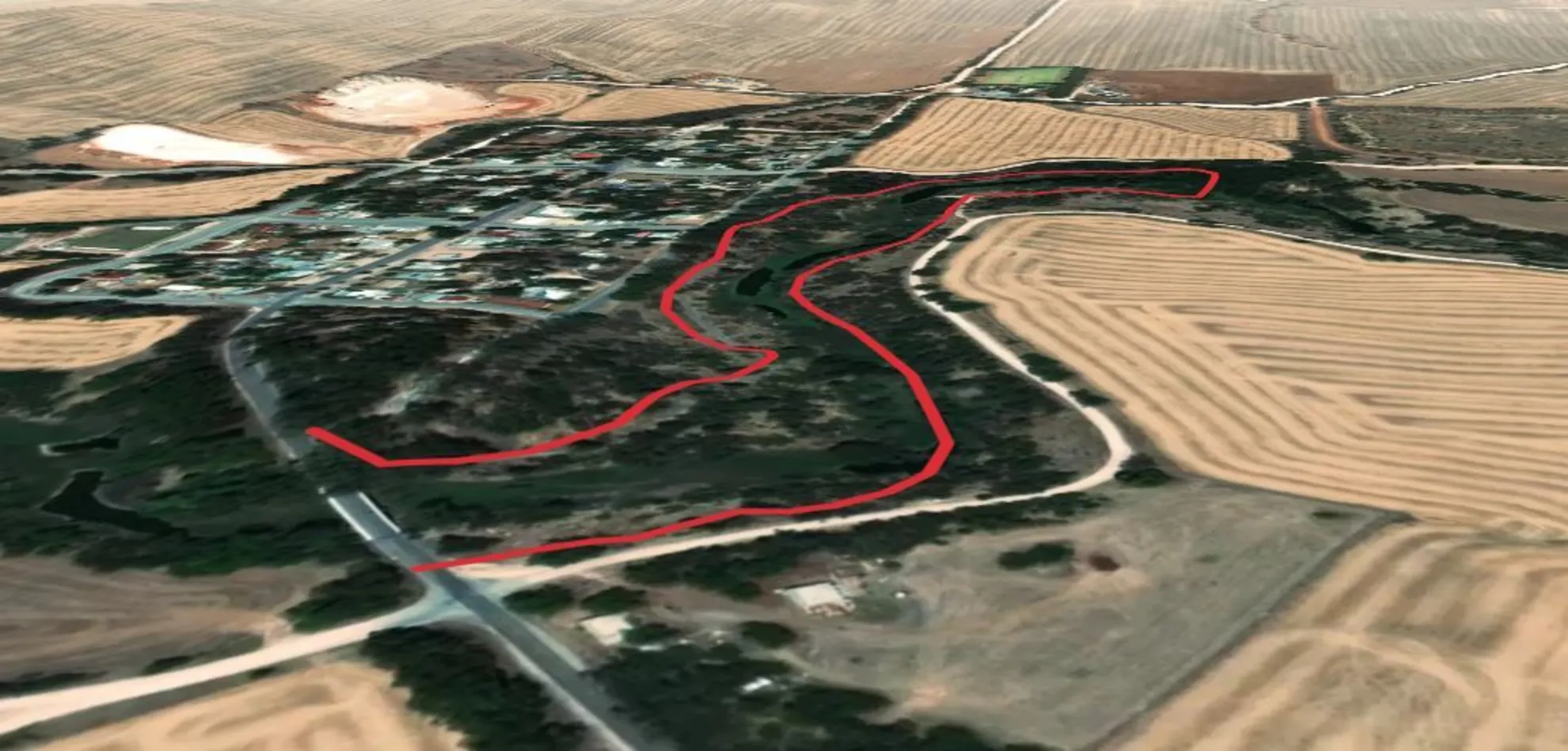An image depicting the trail River Walk - Koolunga and its surrounding area.