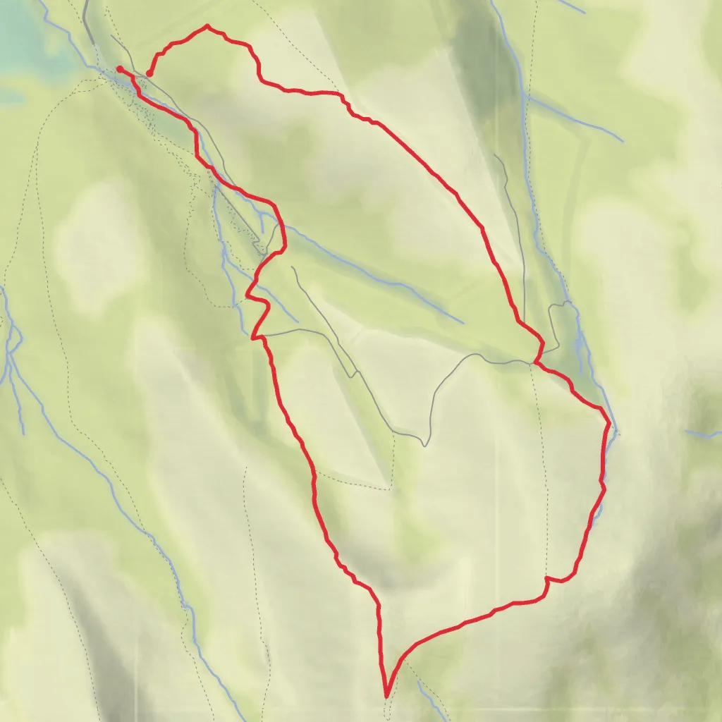 Cairngorm Loop mobile static map