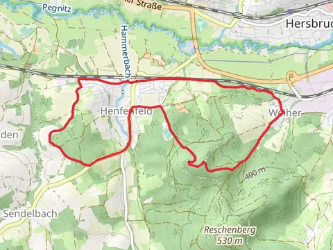 Henfenfeld to Weiher Loop via Klosterberg