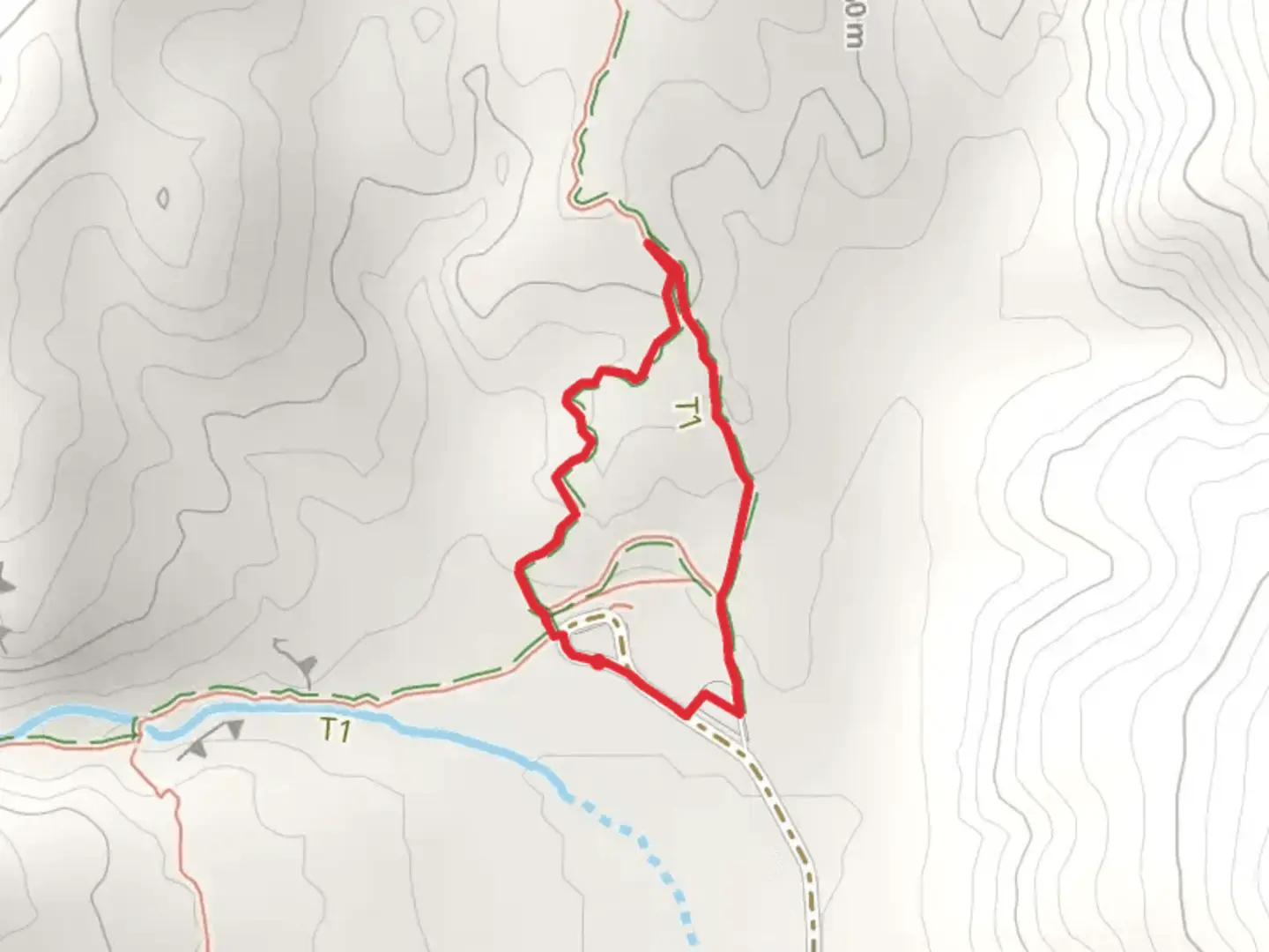An image depicting the trail Rising Sun Loop Trail and its surrounding area.