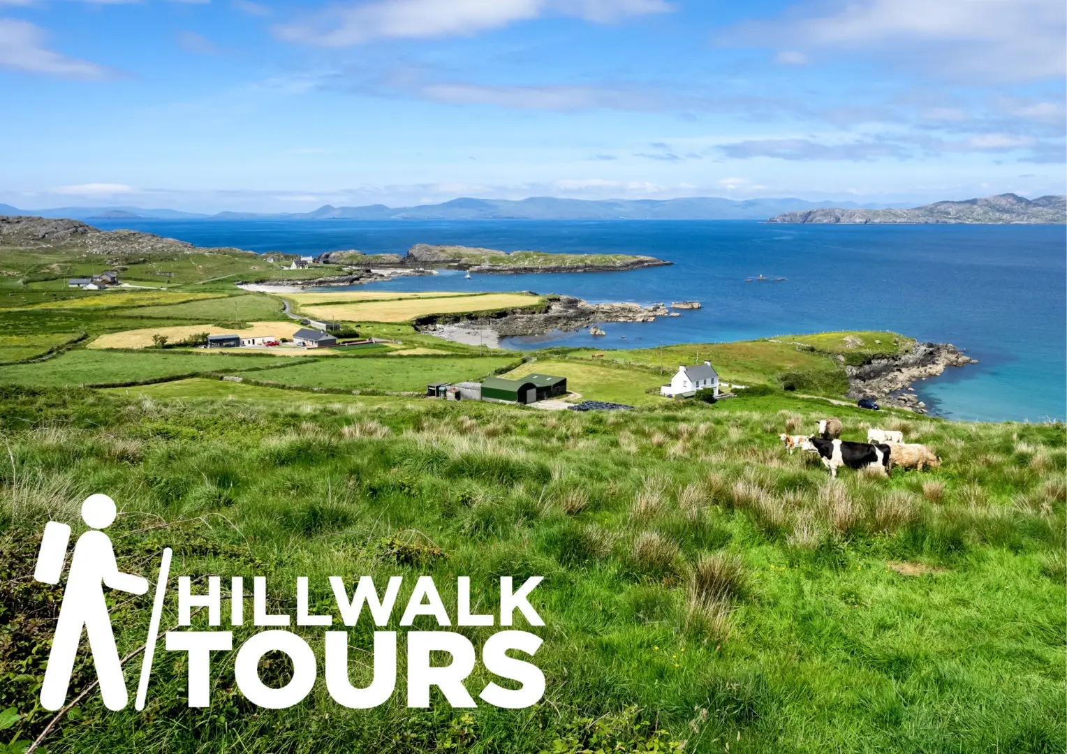 An image depicting the trail Beara Way 11-Day Moderate Tour (Hillwalk Tours) and its surrounding area.