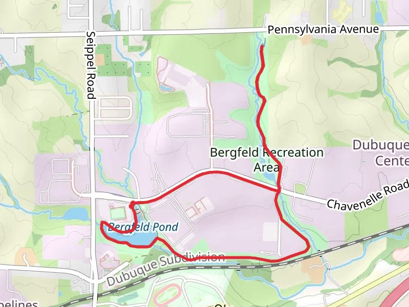 Bergfeld Recreational Trail and Bergfeld Pond Trail Loop