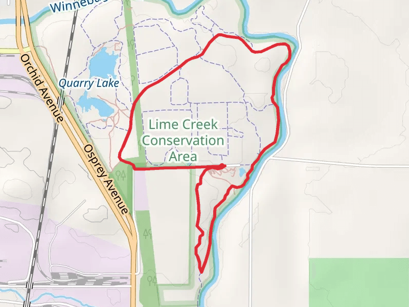 Lime Creek Conservation Area Loop