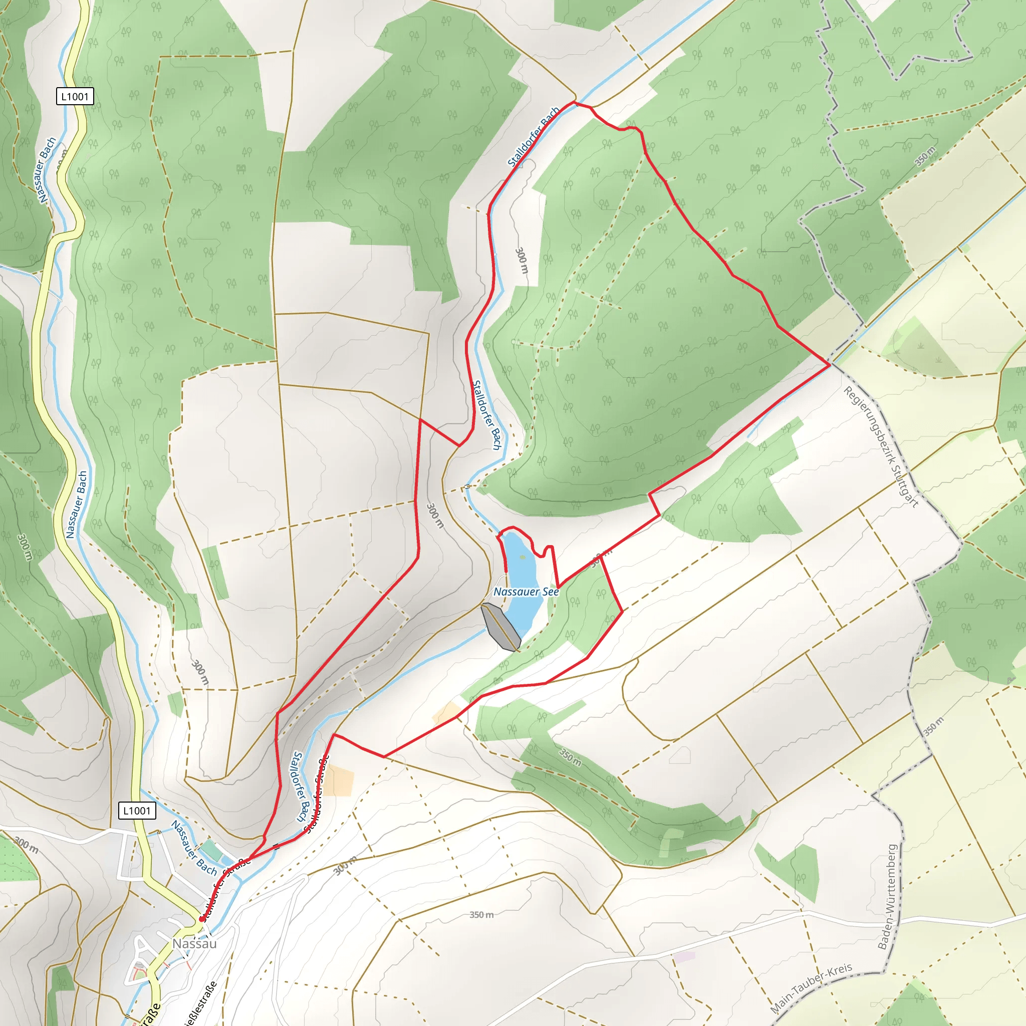 Nassauer See Loop mobile static map