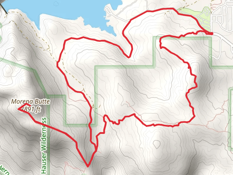 Morena Butte and Pacific Crest Loop Trail