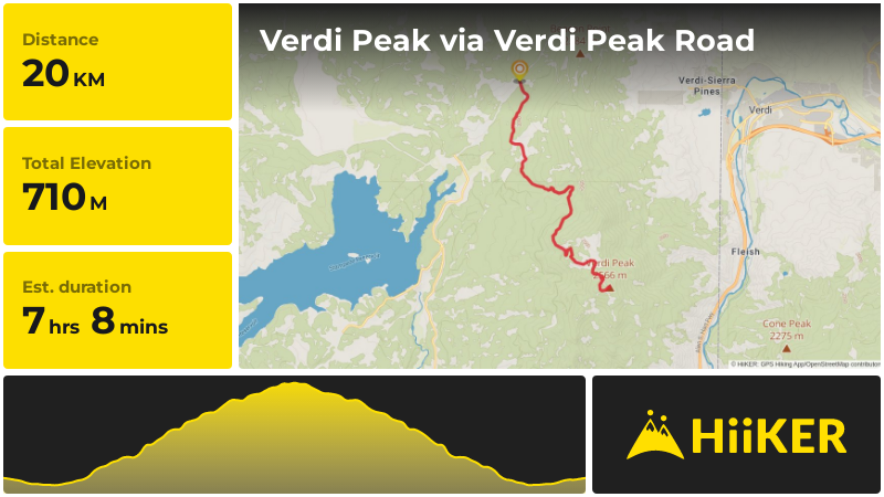 Verdi Peak via Verdi Peak Road | Sierra County | California