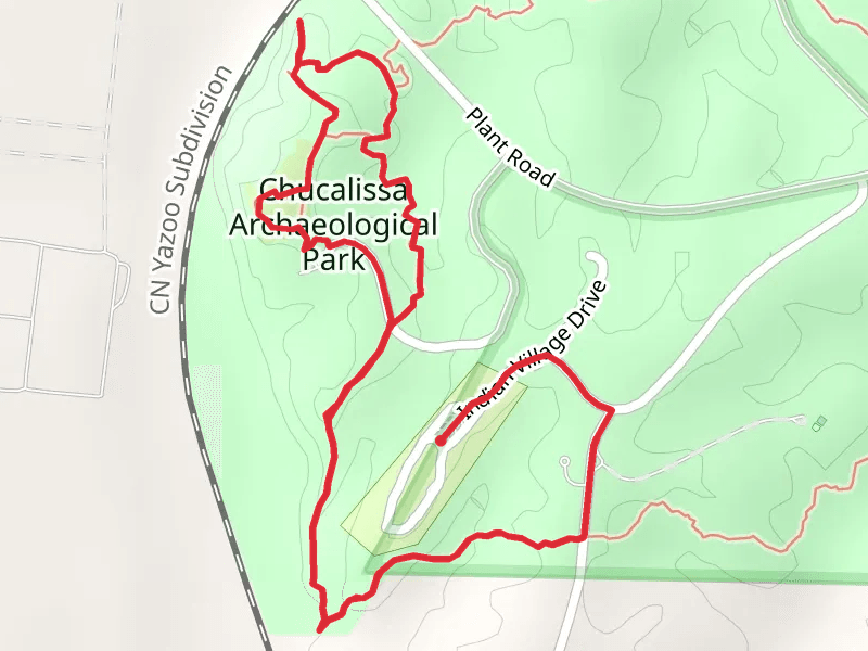 Chucalissa Park - Discovery Loop Trail