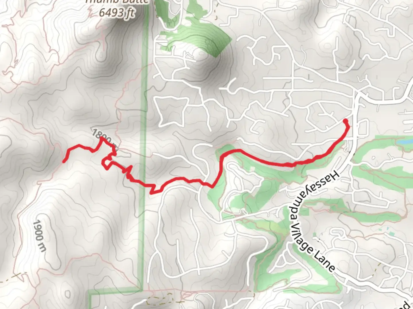 An image depicting the trail Butte Creek Trail and Trail 321 and its surrounding area.