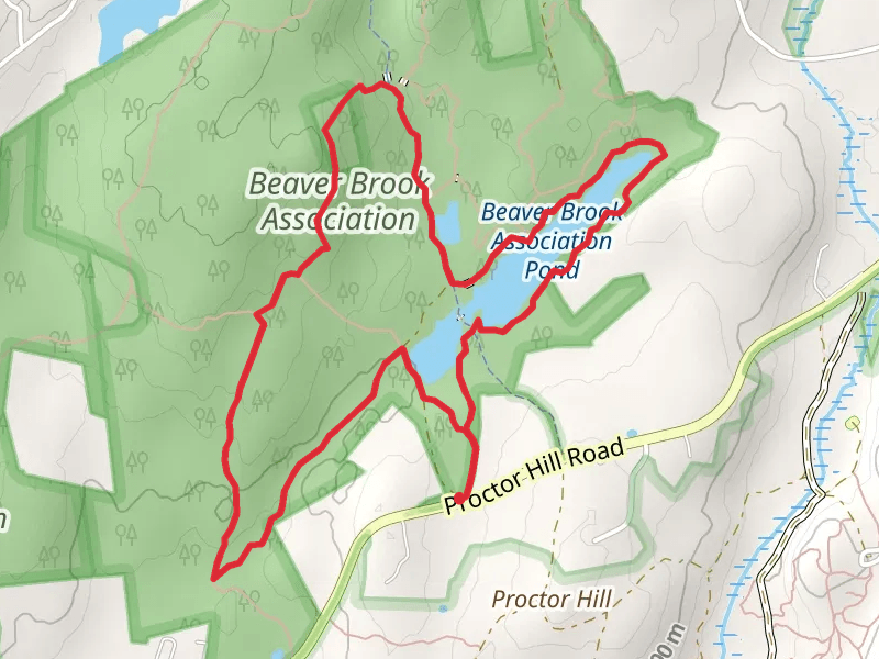 Beaver Brook Association Pond Loop from Proctor Hill Road