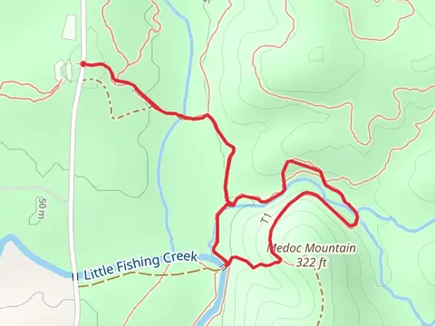Medoc Mountain via Dam Site Loop