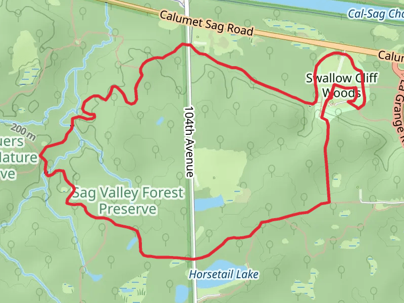 Sag Valley Yellow Unpaved and Sag Valley Loop Trail