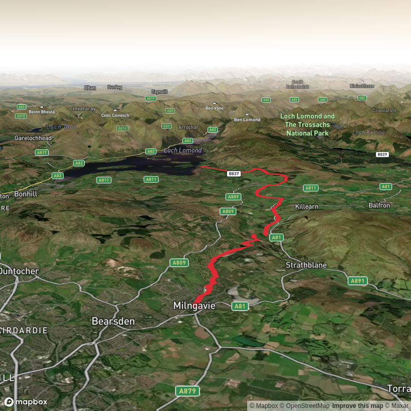 Craigallian Loch, Garadhban Forest and Balmaha