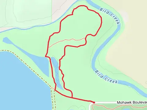 Loop around Bird Creek from Mohawk Boulevard