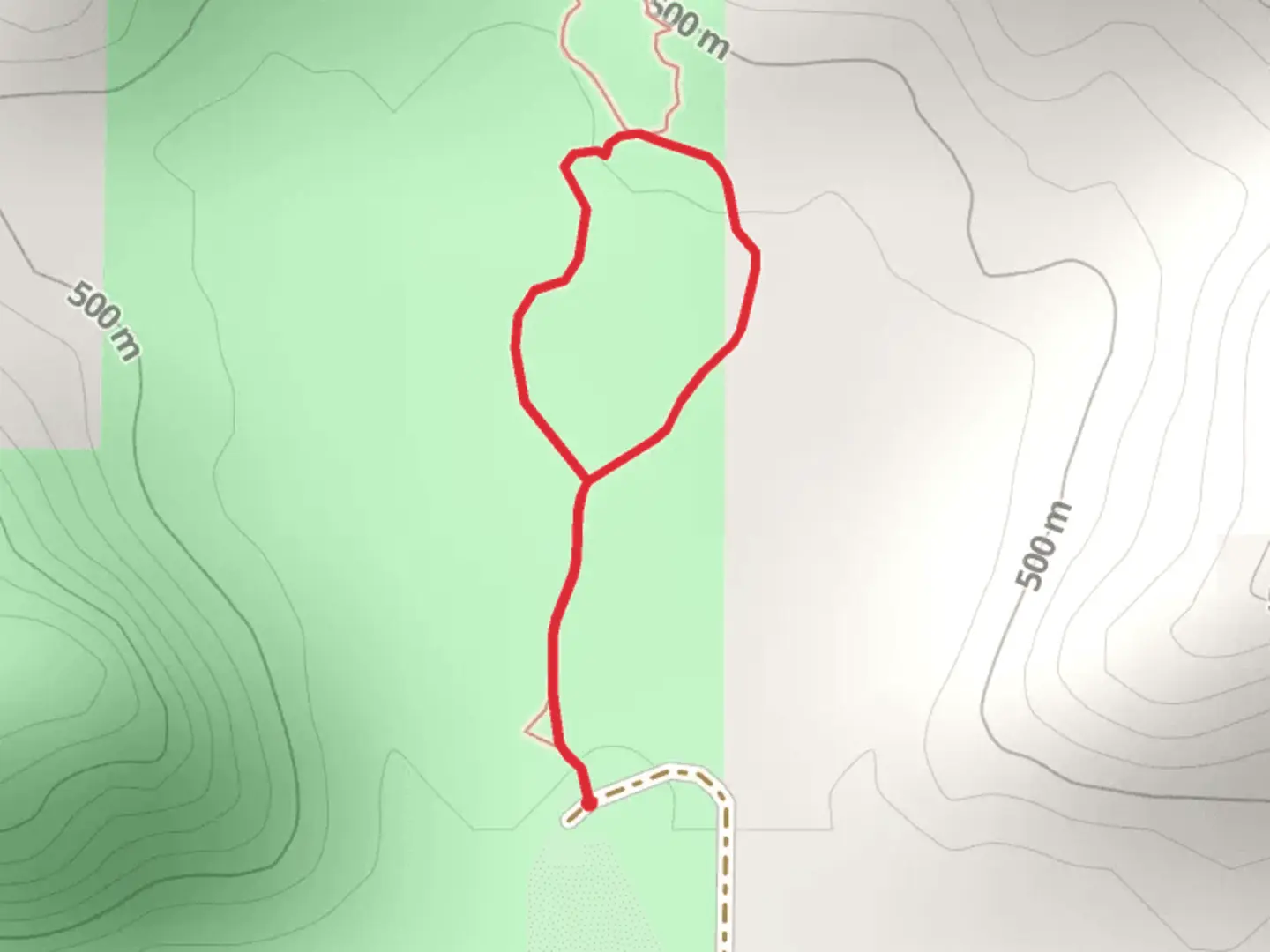 An image depicting the trail Quartz Mountain Loop and its surrounding area.