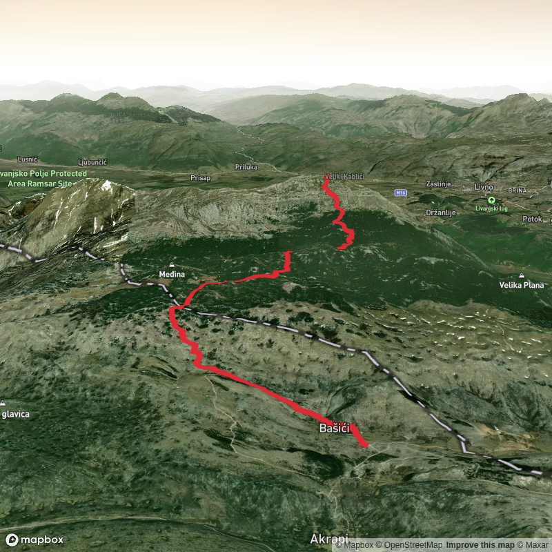 Hike from Voštane to Konj