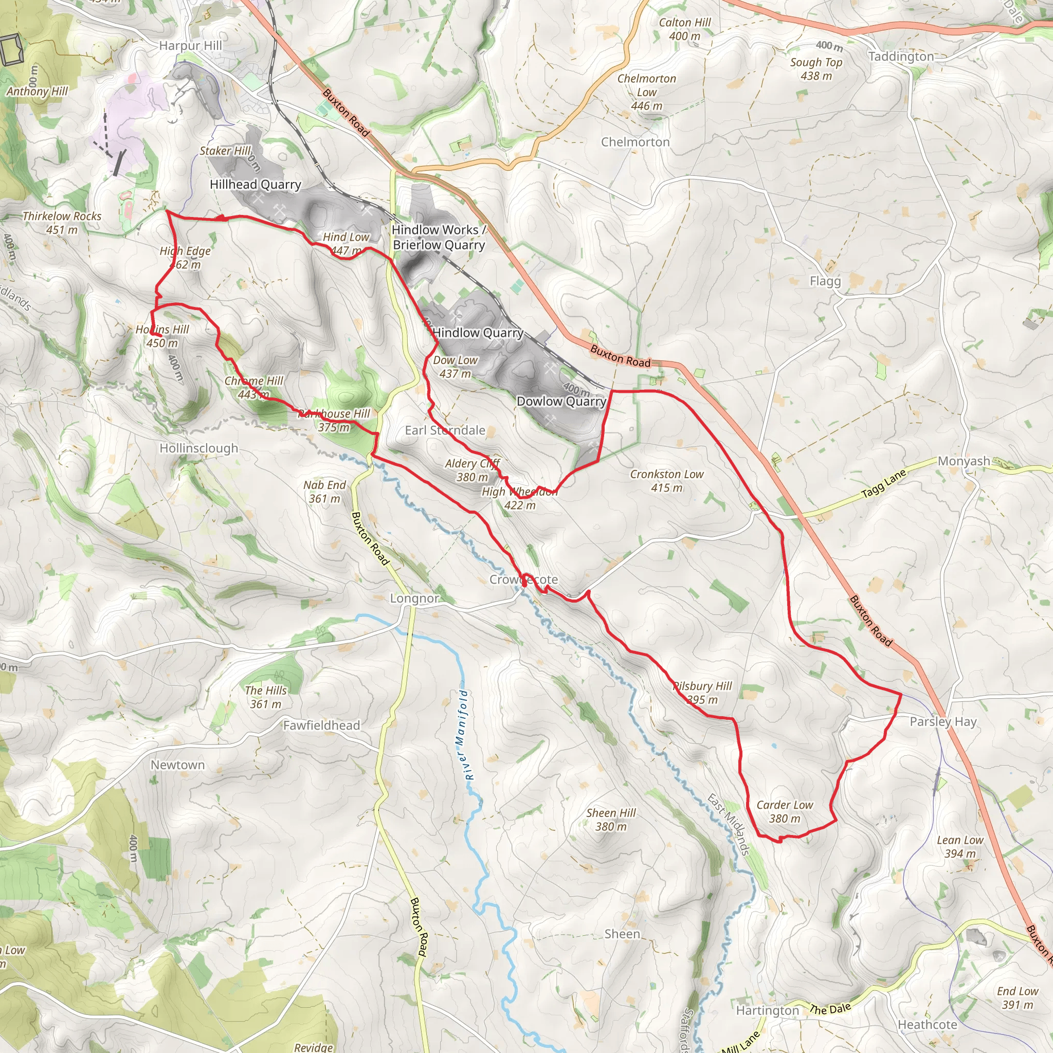 Earl Sterndale 7. mobile static map