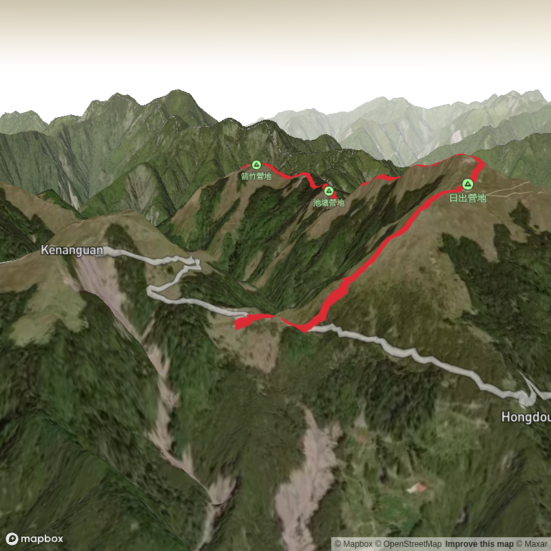 Hehuanshan North and West Peak