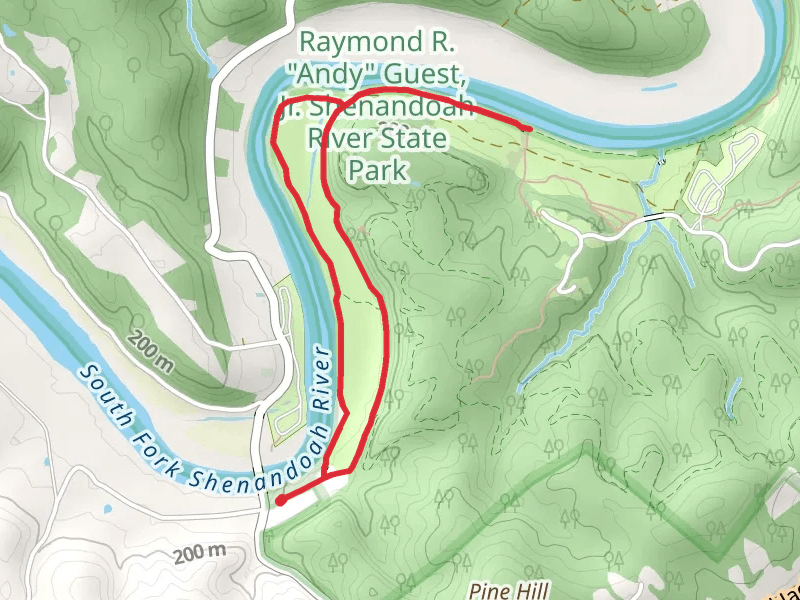 South Fork Shenandoah River Short Loop