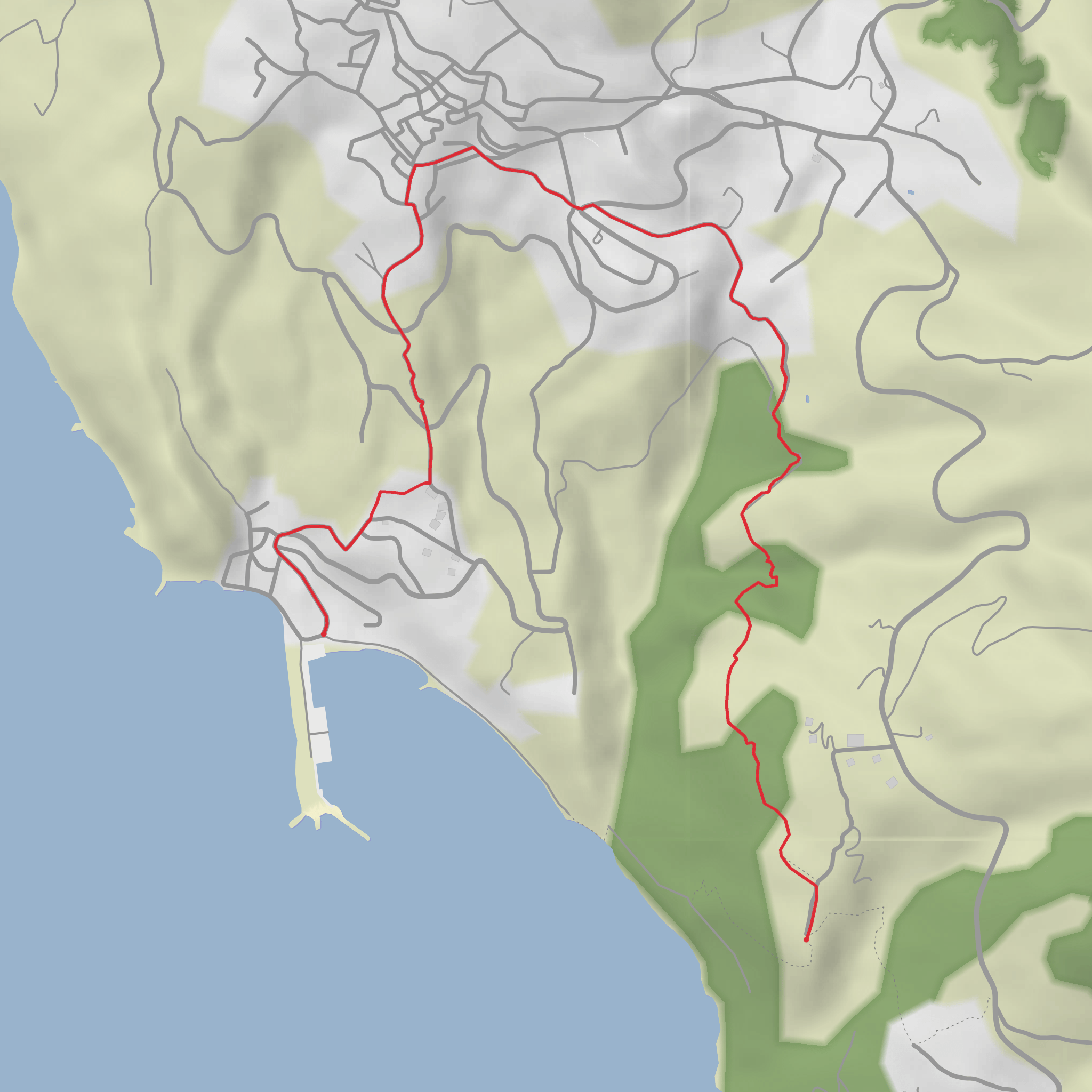 Paleo Klima, Glossa and Loutraki mobile static map
