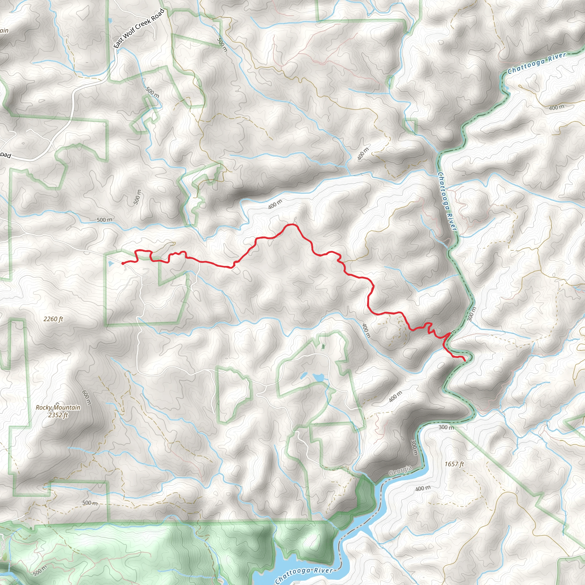 Water Gauge Road mobile static map