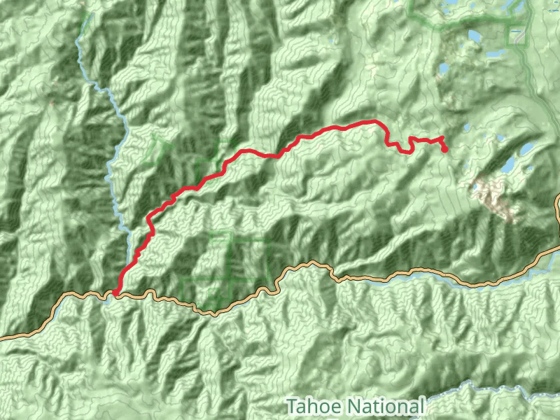 Sunrise, Butcher Ranch and First Divide Trail