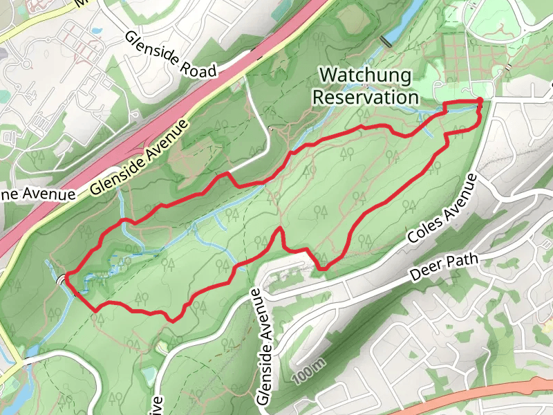 Purple Loop Trail via Blue Brook