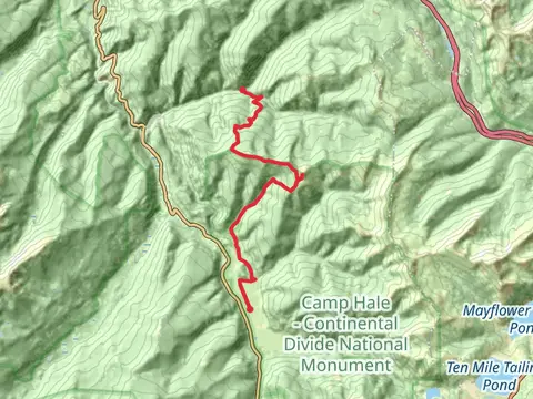 Mc Allister Gulch and Resolution Mountain