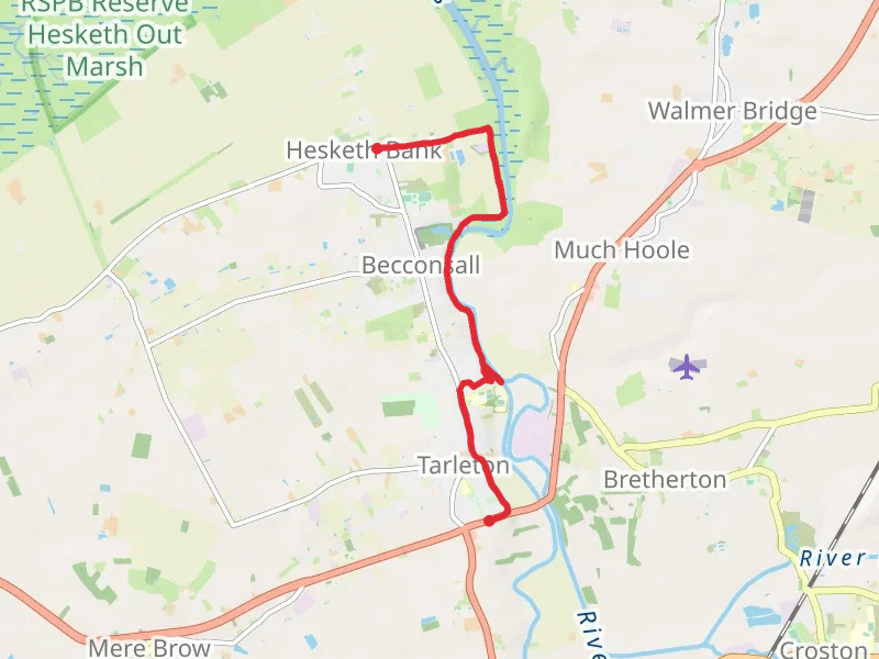 Hesketh Bank to Tarleton  thumbnail