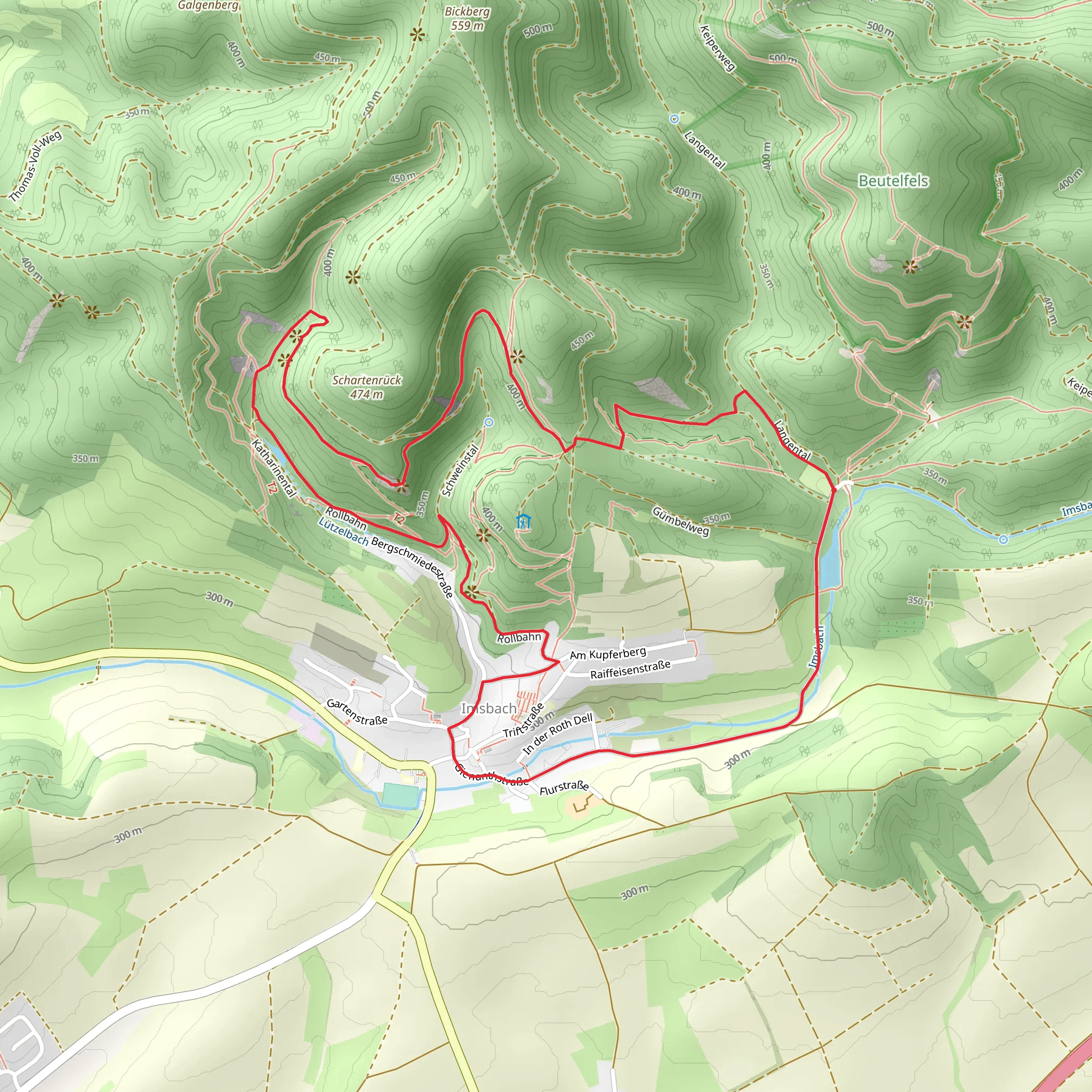 Kupferweg 2 mobile static map