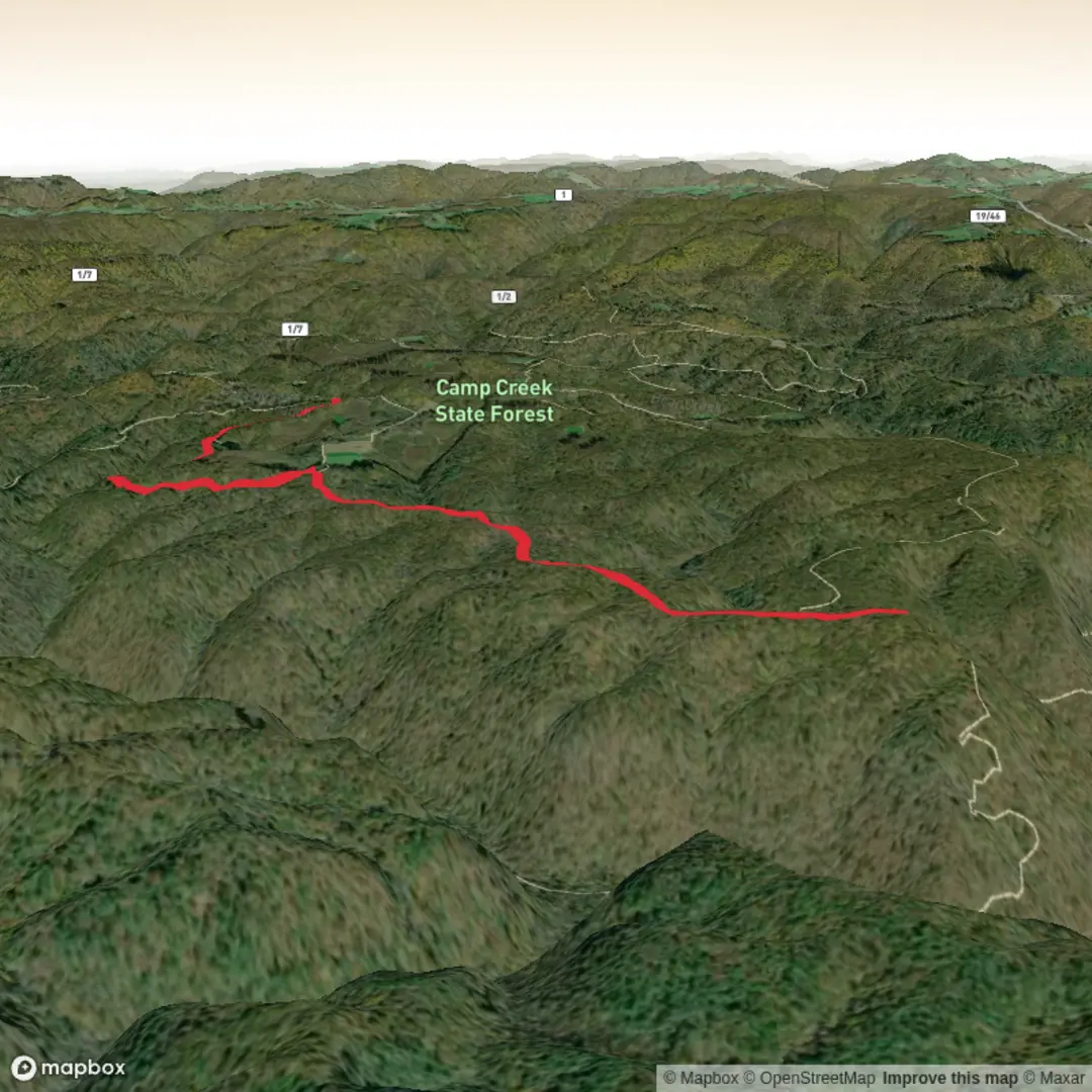 An image depicting the trail Farley Ridge Rd and Trail and its surrounding area.
