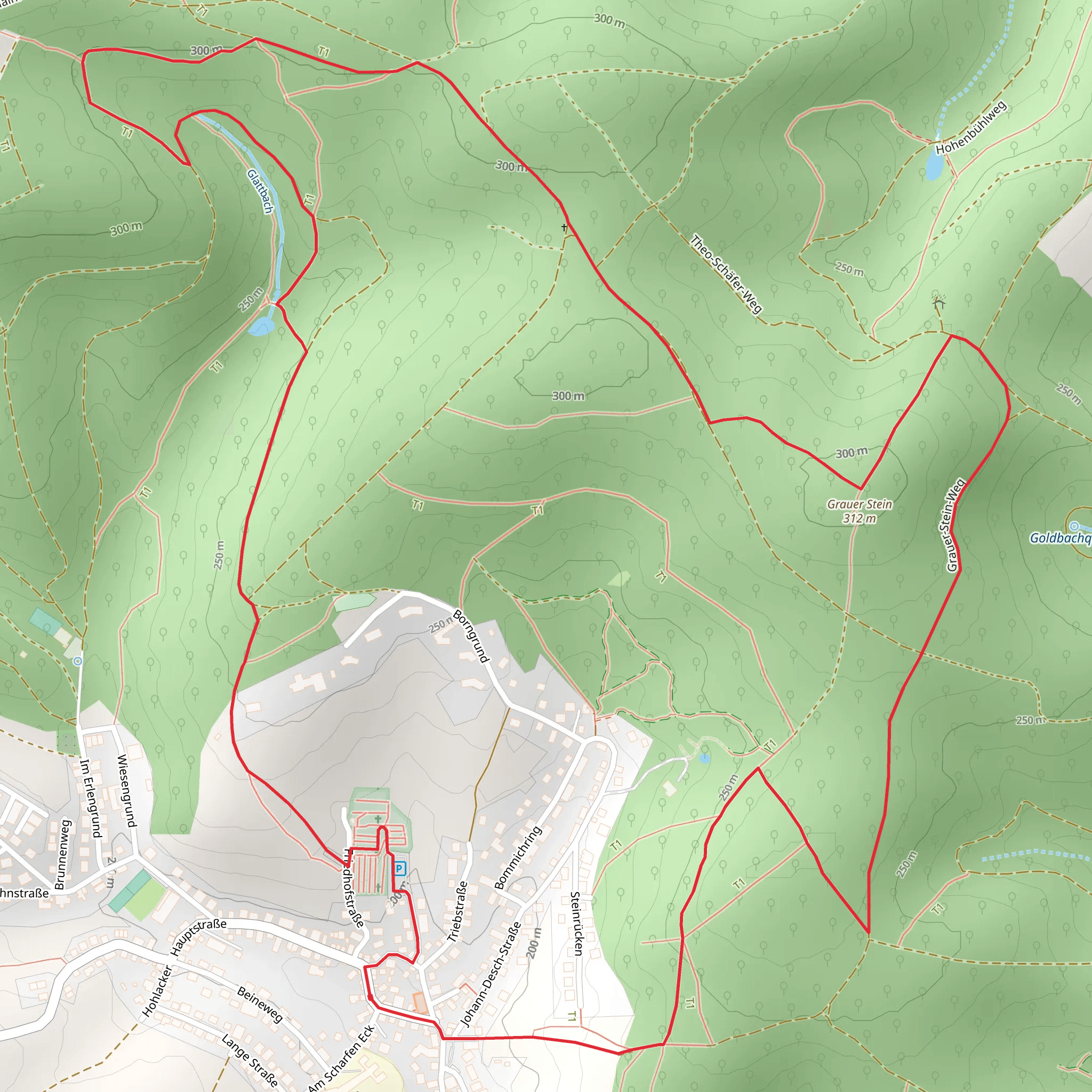 Grauenstein Loop mobile static map