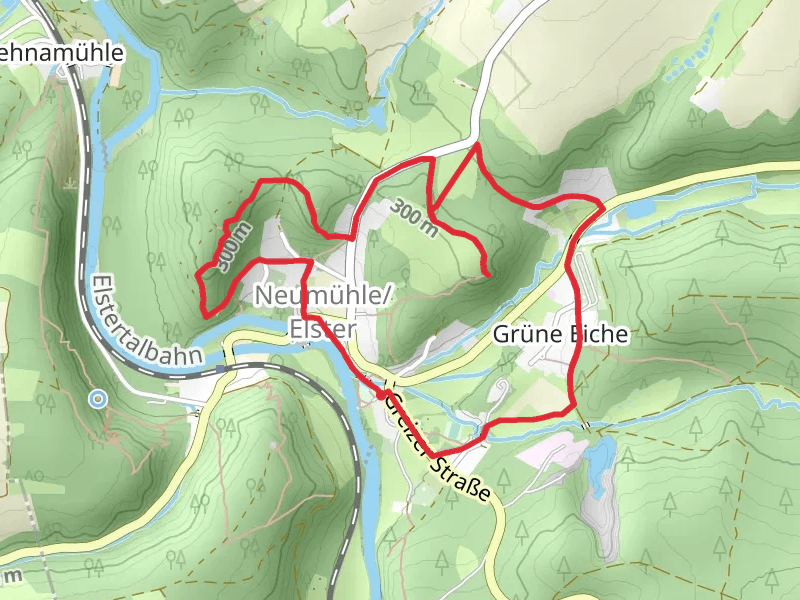 Krebsmühle Loop from Grüne Eiche