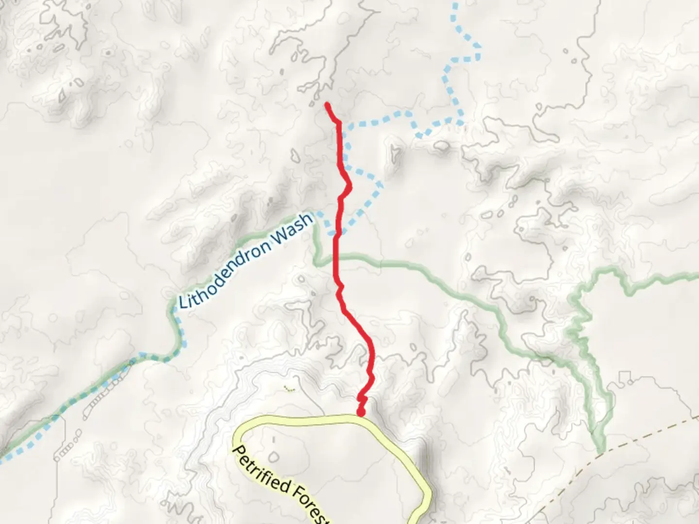 An image depicting the trail Trail to Onyx Bridge and its surrounding area.