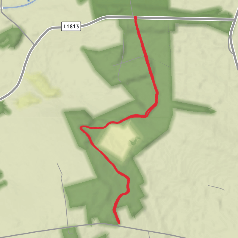 A map preview of the recording County Roscommon Walking.