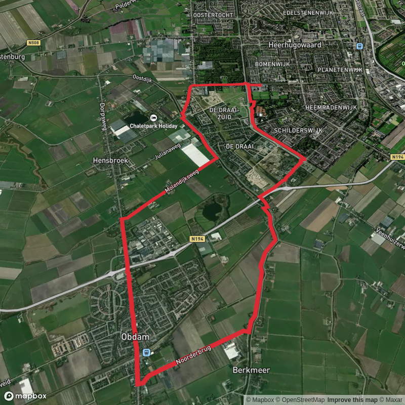 Noord Hollandpad and Molendijks Weg
