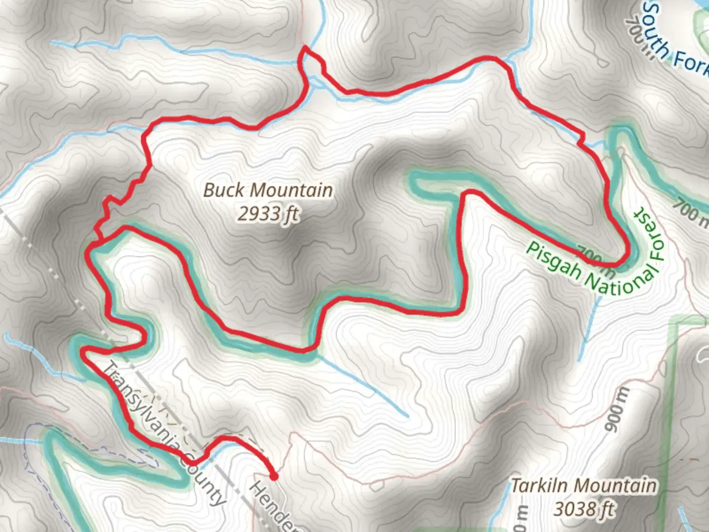 An image depicting the trail Riverside Loop and its surrounding area.