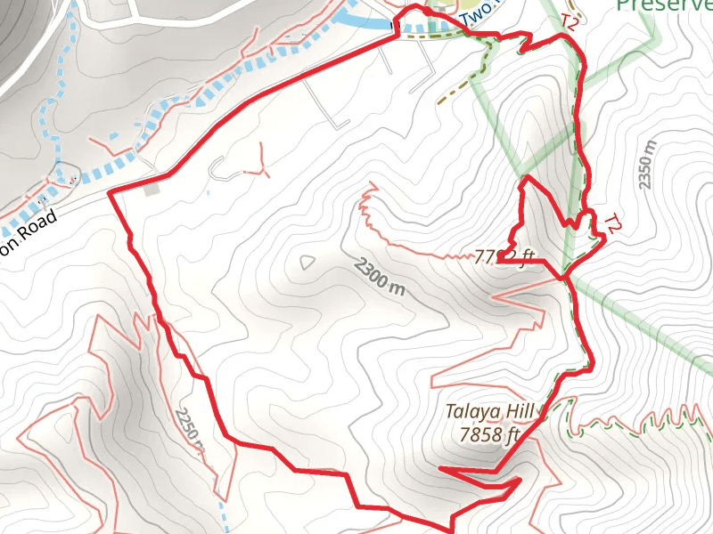 Upper Canyon Road and Arroyo Polay Loop Trail