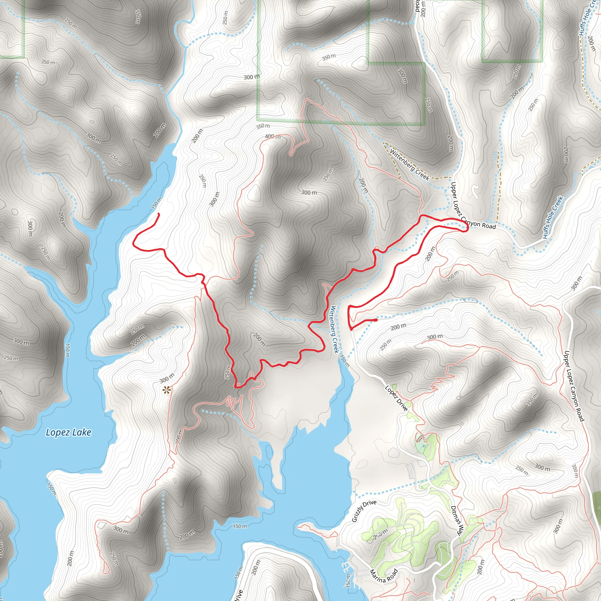 Dune Vista Trail mobile static map