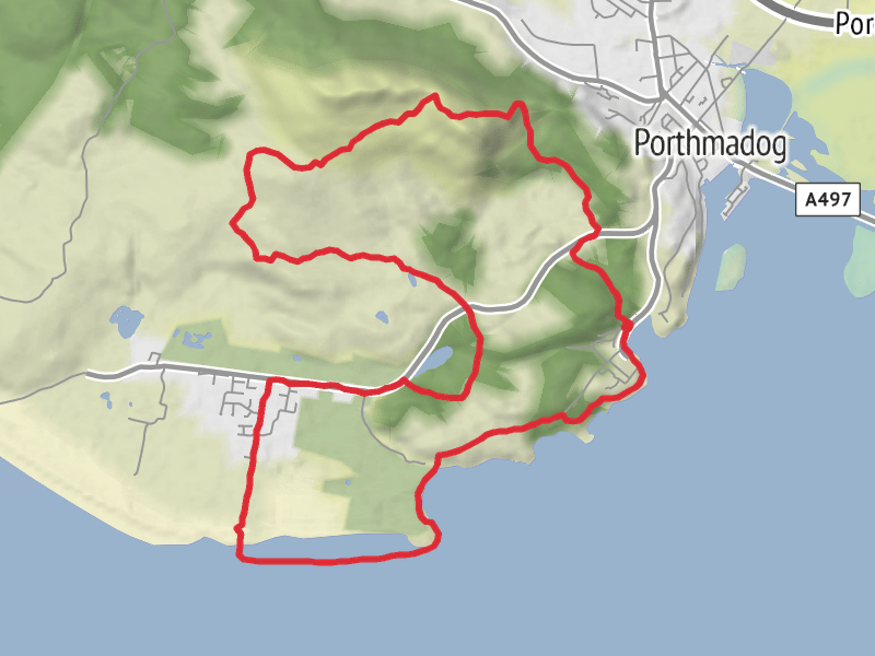 Borth-y-Gêst Circular via Morfa Bychan thumbnail