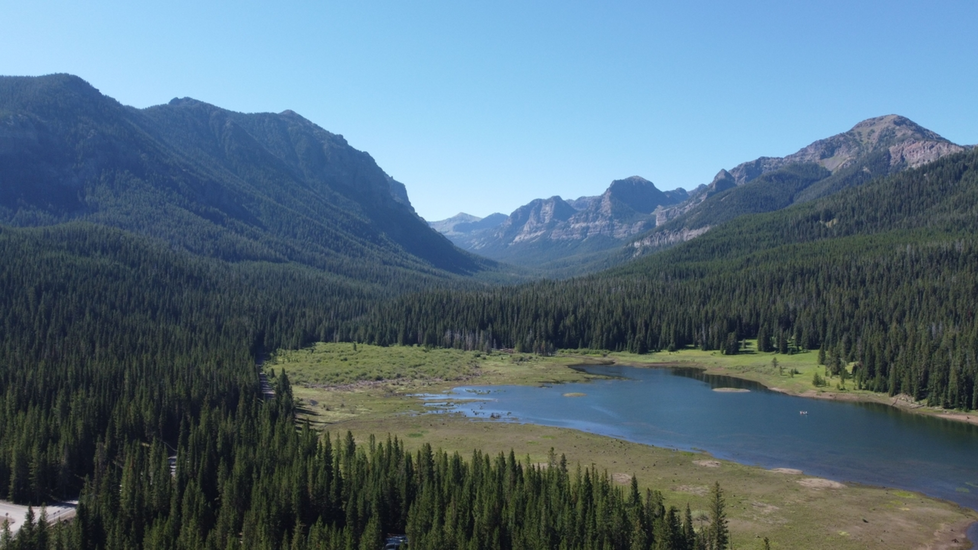 An image depicting the trail Moser Lick Trail and its surrounding area.