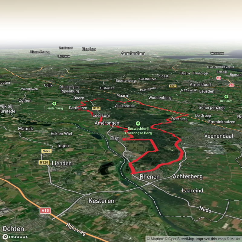 Prattenburgsche and Sandenburg via Woudenbergseweg, Bosweg and Stokweg