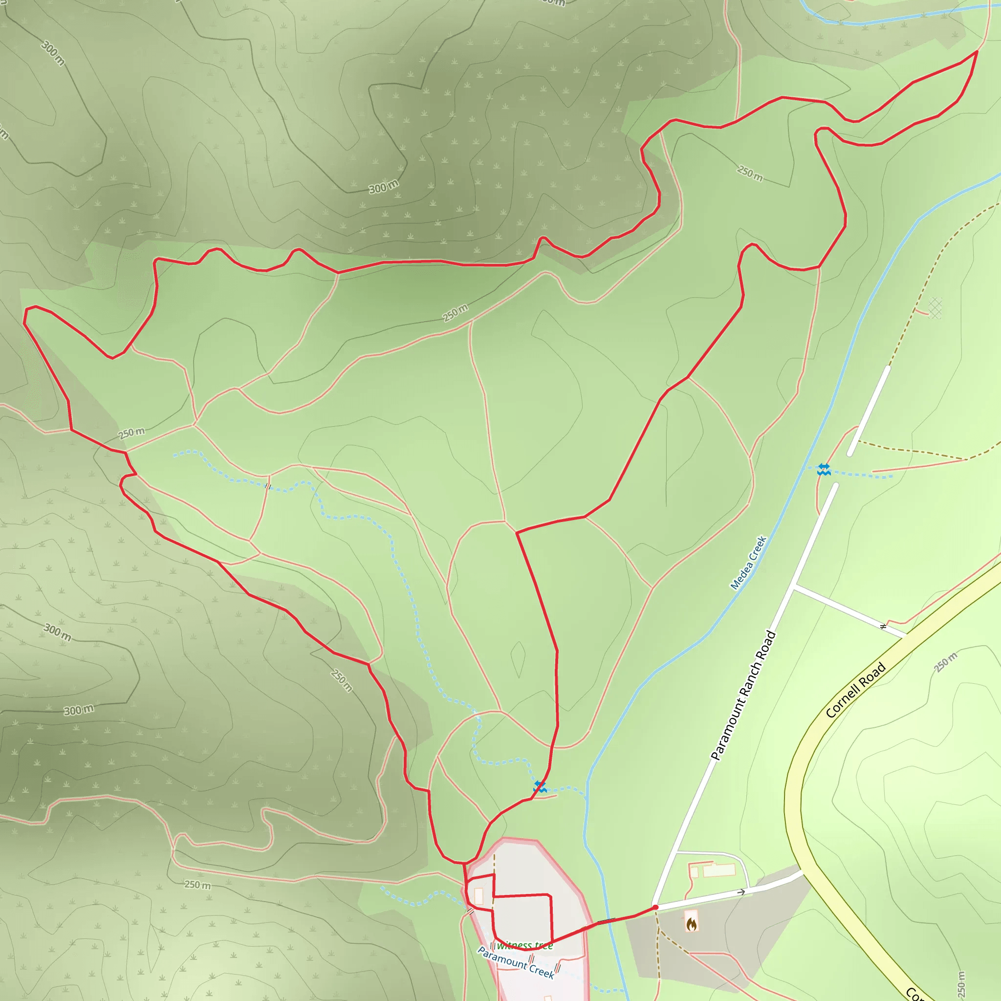 Marco Polo, Bwana and Backdrop Loop Trail mobile static map