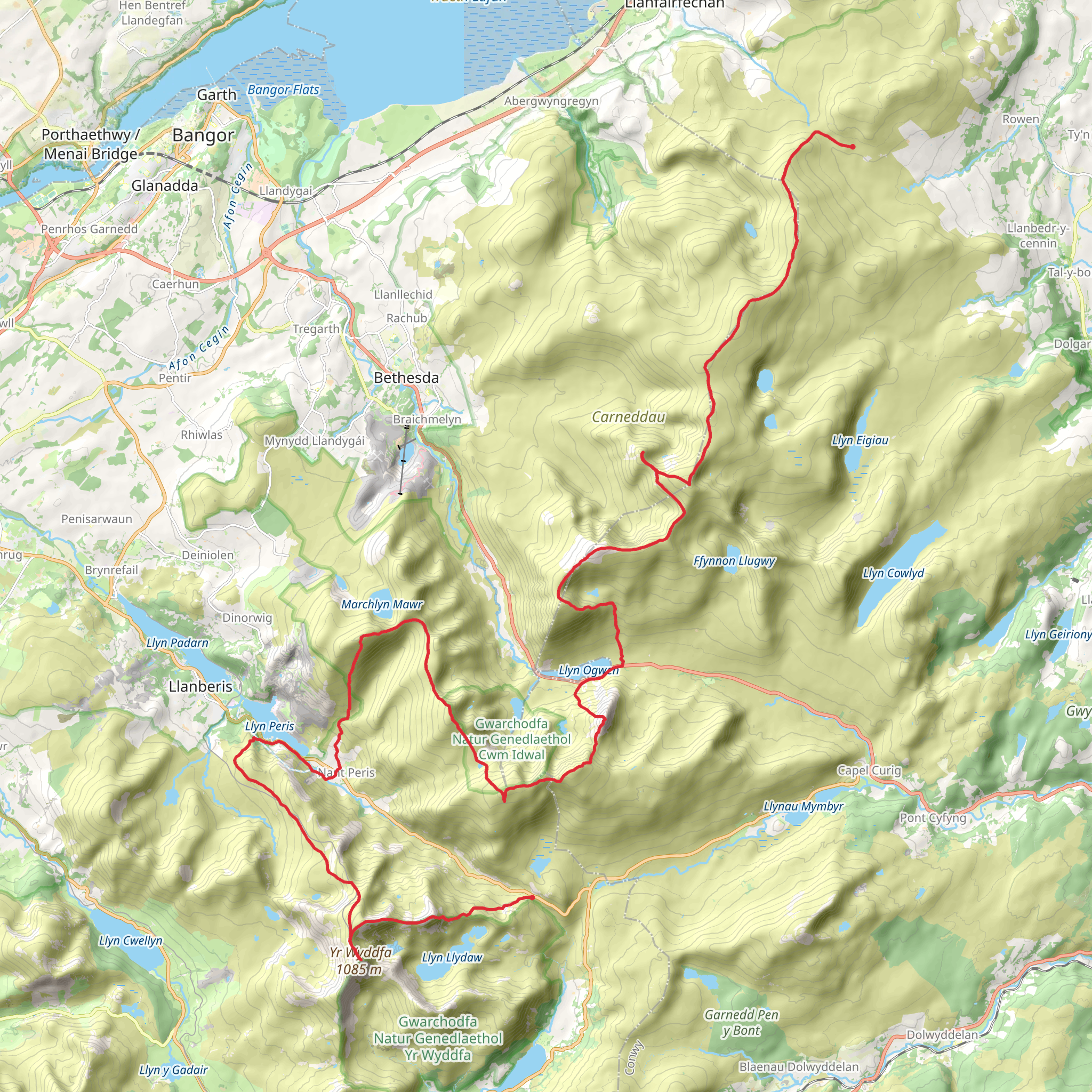 Welsh 3000’s mobile static map